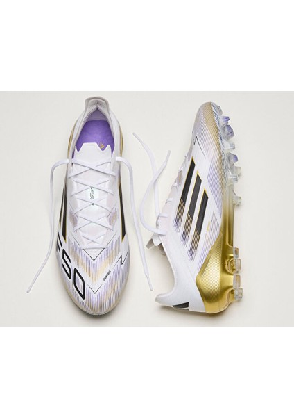 F50 Elite Fg Erkek Çim Zemin Kramponu JH7617 Beyaz modelleri