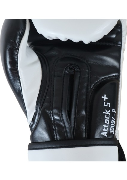 30097-P Attack-5 Plus Boks Eldiveni Beyaz Muay Thai Kick Boks Eldiveni modelleri