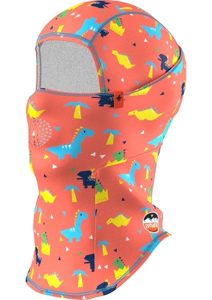 Kids Pro Balaklava Baskılı Su Itici Özellikli(Dwr) Snowboard Kayak, Motosiklet, Bisiklet Kar Maskesi (MASKB002)