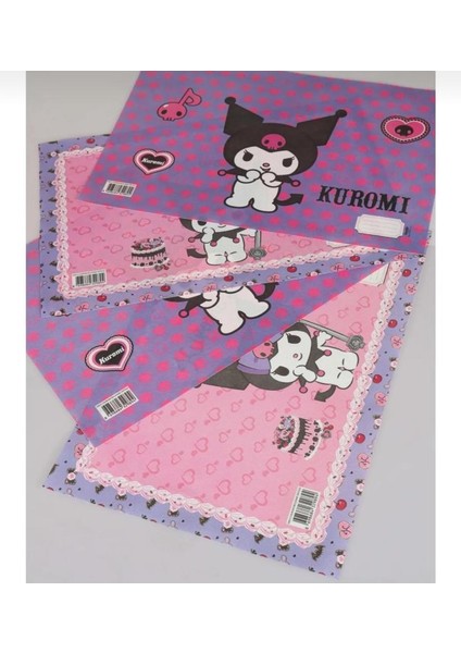 Yeni Sezon " Best Friends " Kuromi Yıkanabilen Beslenme Örtüsü Isterse Tekli Ister 2li modelleri