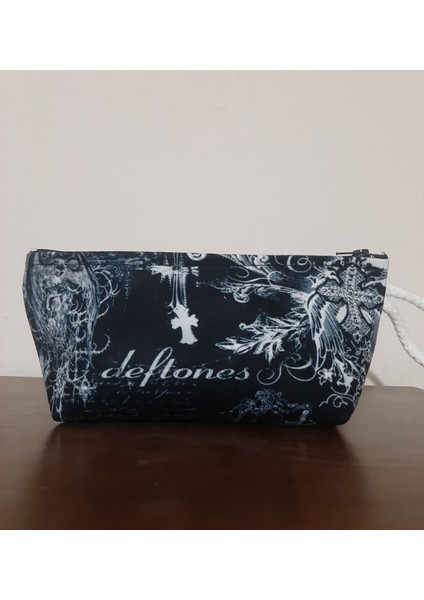Owl Bag Deftones Desenli Kalemlik - Makyaj Çantası