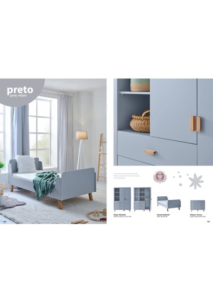 Preto Bambino Gri Çocuk Odası Takımı fiyatları