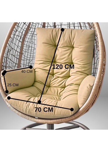 Salıncak Minderi 70X120 cm BEJ ( Sadece Minder ) fiyatları