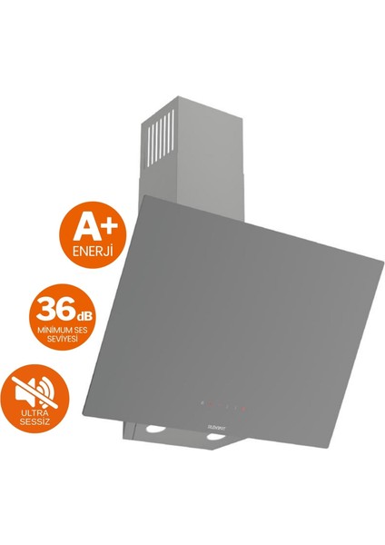 Fryart Milovia Vitroseramik Elektrikli Gri Ankastre Set ( D079-SA Sessiz + MS261 + XE63CPR) fiyatları