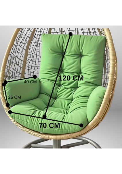 Salıncak Minderi 70X120 cm YEŞİL ( Sadece Minder ) fiyatları