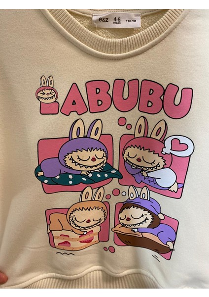 Aysbebe Labubu Baskılı Sweat Kız Çocuk fiyatları