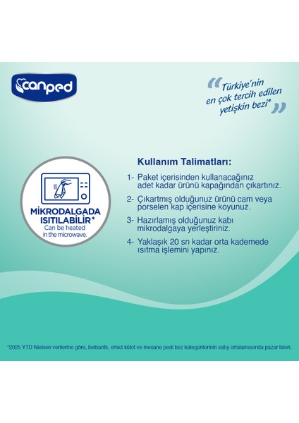 Perine Bölgesi Temizleme Havlusu 50 Li x 12 Adet