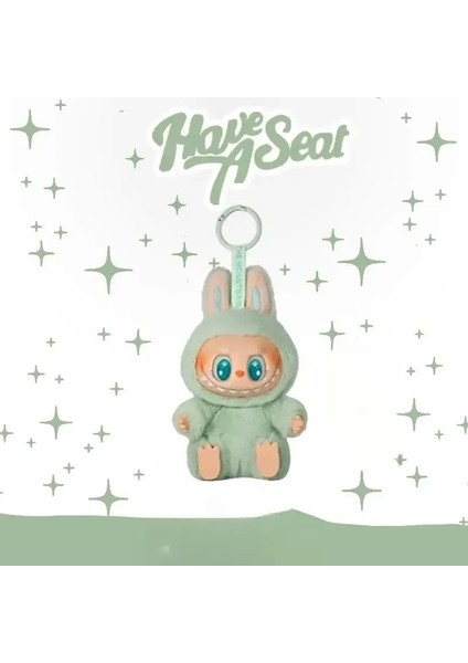 Labubu Macaron Esmalte Yüzü Lindo Relleno De Decoración De Escritorio De Pvc Kawaii Juguetes Regalo De Cumpleaños Para Niños Renk: Deep Blue (Yurt Dışından)