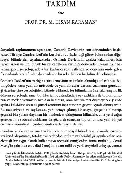 Türkiye’de Sosyolojinin Yüz Yıllık Birikimi - Erkan Çav - Elif Süreyya Genç