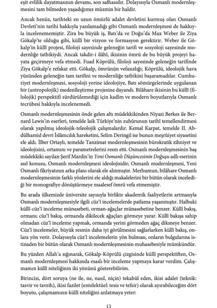 Gelenekten Modernliğe Osmanlı - Bedri Gencer