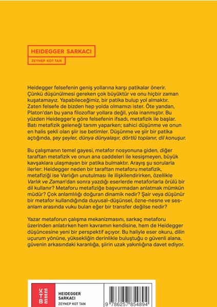 Heidegger Sarkacı - Zeynep Kot Tan fiyatları