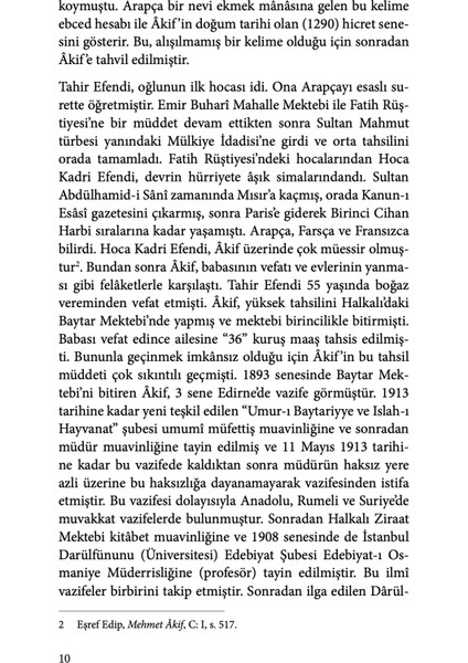 Mehmet Akif ve Safahat - Ali Nihad Tarlan
