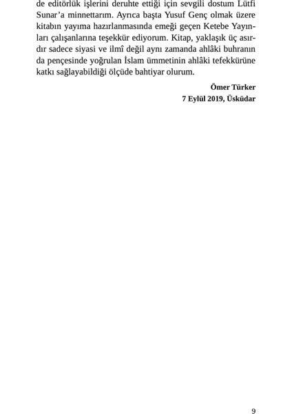 Ahlak - Ömer Türker