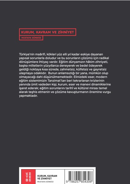 Kurum, Kavram ve Zihniyet - Mustafa Gündüz fiyatları