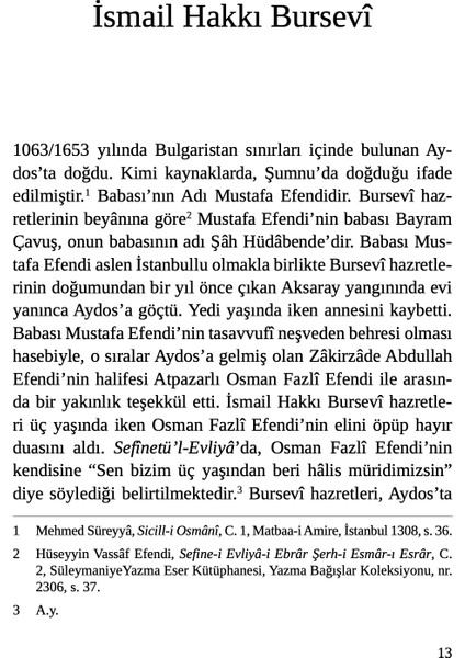 Tuhfe-İ Haliliye - İsmail Hakkı Bursevi