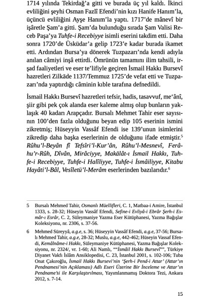 Tuhfe-İ Haliliye - İsmail Hakkı Bursevi