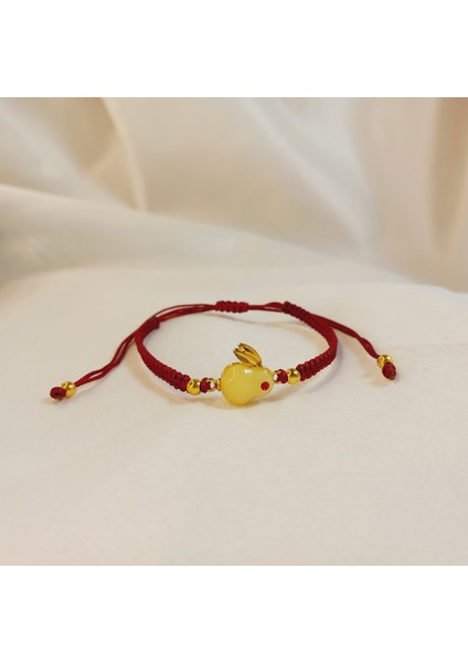 Taşlı Tavşan Figürlü Örgü Makrome Bileklik, El Yapımı Şık Kadın Takı ve Hediyelik Aksesuar, Tavşan Bileklik, Makrome Bileklik, Örgü Bileklik, Sevimli Tavşan Taşlı Örgü Makrome Bileklik modelleri