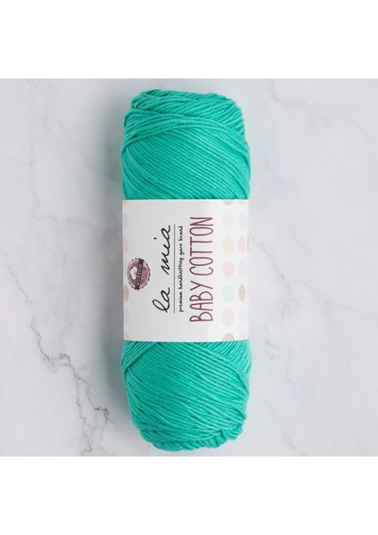 La Mia Baby Cotton Yeşil El Örgü Ipi - L044 - 33653