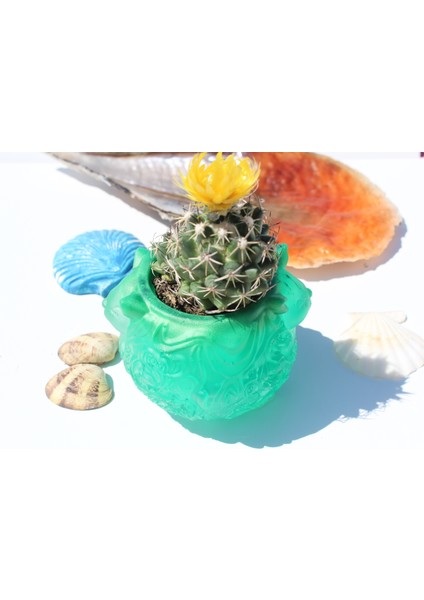 El Yapımı Epoksi Reçine Şık Tasarım Saksı/dekoratif Objeler (Çiçeksiz) - Kadın Emeği fırsatları