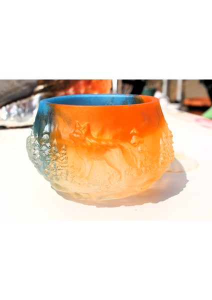 El Yapımı Epoksi Reçine Şık Tasarım Saksı/dekoratif Objeler (Çiçeksiz) - Kadın Emeğ fiyatları