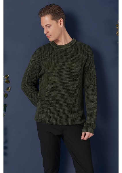 Tr 862 Slim Fit Yeşil Klasik Triko indirimleri