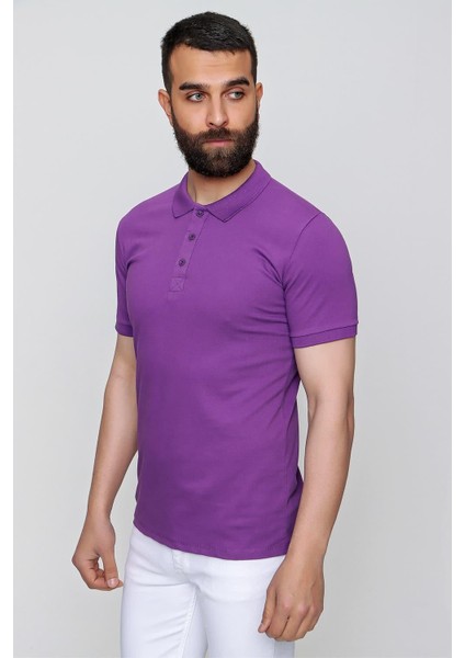 Ts 829 Mor Spor T-Shirt modelleri