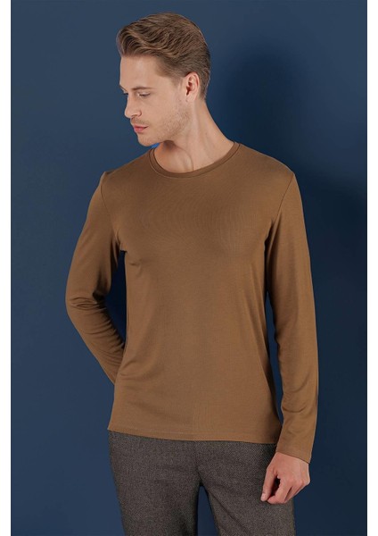 Ts 870 Slim Fit Tarçın Spor T-Shirt fırsatları