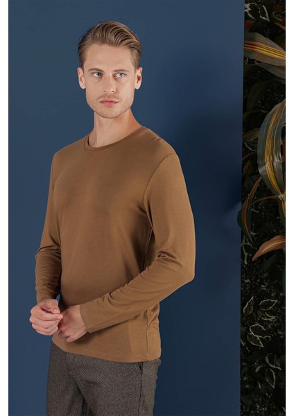 Ts 870 Slim Fit Tarçın Spor T-Shirt indirimleri