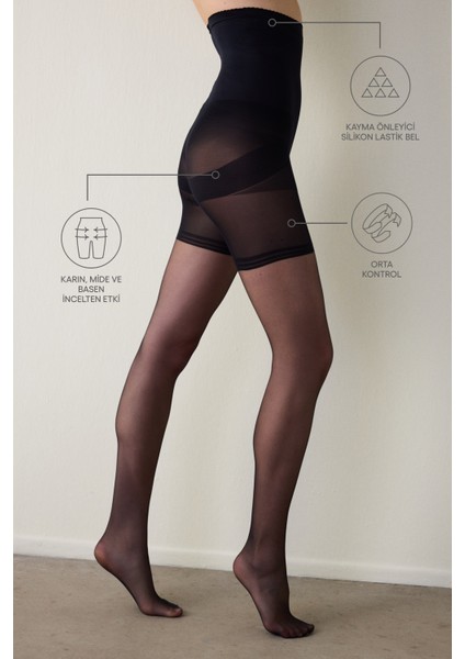 Body Control Siyah Külotlu Çorap fiyatları