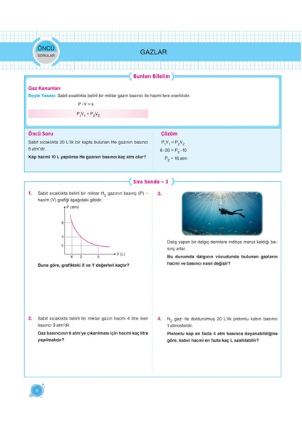 10. Sınıf Fasiküllü Kimya Soru Bankası modelleri