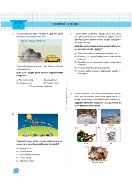 10. Sınıf Fasiküllü Kimya Soru Bankası indirimleri