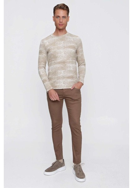 Ts 839 Bej Spor T-Shirt modelleri