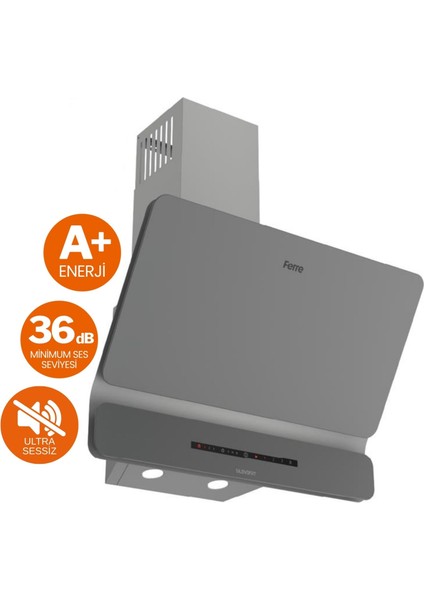 Fryart Fusion Vitroseramik Elektrikli Gri Ankastre Set ( D082-SA Sessiz + MS261 + XE63CPR) fiyatları