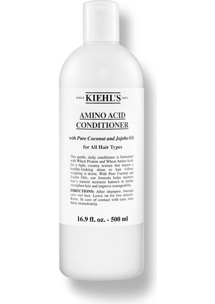 Amino Acid Normal Saçlar İçin Hindistan Cevizi Yağı İçeren Saç Kremi 500 ml
