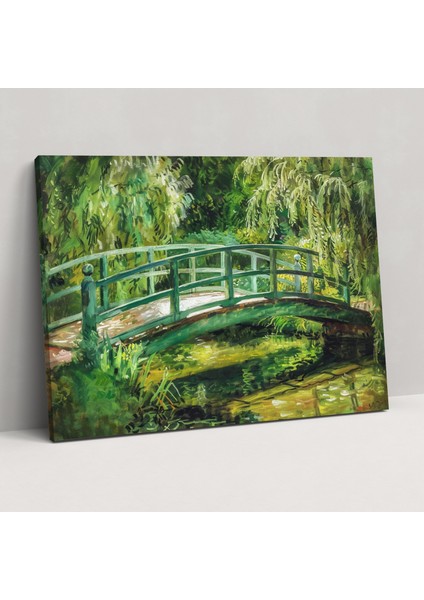 Claude Monet Japon Köprü Duvar Sanatı - Kanvas Tablo Duvar Sanatı