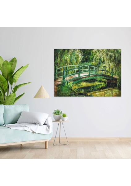 Claude Monet Japon Köprü Duvar Sanatı - Kanvas Tablo Duvar Sanatı modelleri