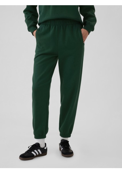 Kadın Yeşil High Rise Boyfriend Jogger Eşofman Altı