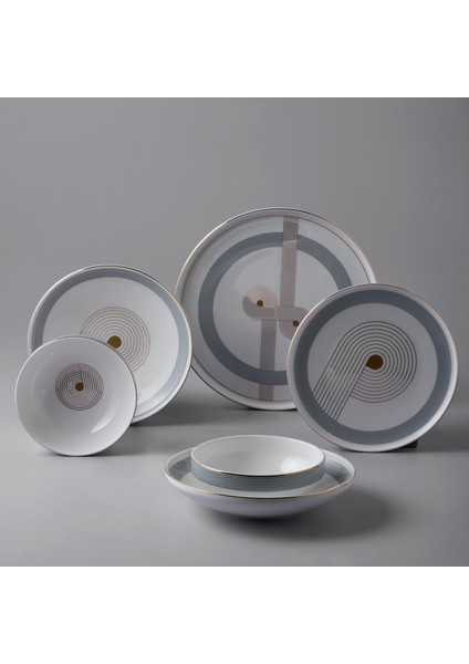 Bond 24 Parça 6 Kişilik Yemek Takımı