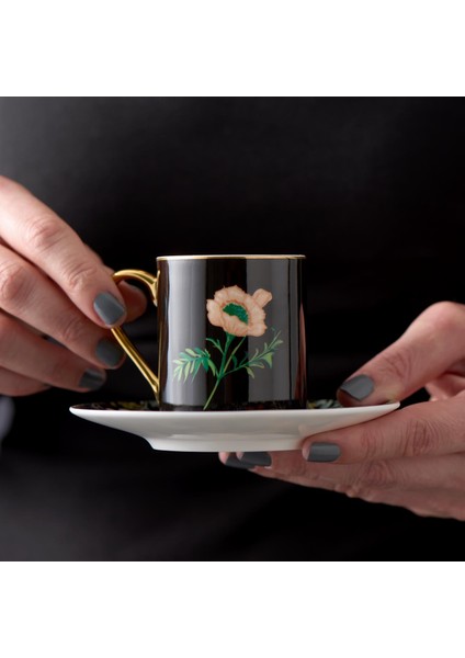 Black Garden 4 Kişilik Kahve Fincan Takımı fiyatları