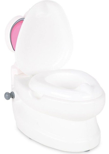 Eğitici Sesli, Işıklı ve Müzikli Fil Lazımlık - Kaymaz Taban, Plastik, 18+ Ay, Mavi, Ergonomik Tasarım