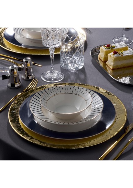 Navy 24 Parça 6 Kişilik Yemek Takımı fiyatları