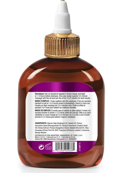 Pomegranate & Manuka Honey Saç Bakım Yağı 210ML fiyatları