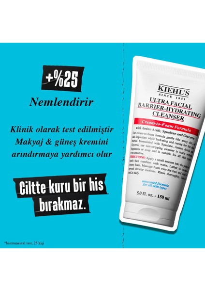 Ultra Facial Normal ve Kuru Ciltler Için Günlük Temizleme Jeli 150 ml modelleri