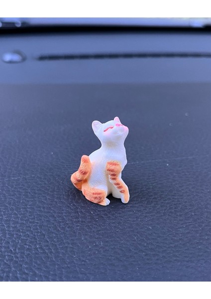 Sevimli Kediler Araba Içi Torpido Üstü Biblo Aksesuar Torpido Süsü 5 Adet Sevgiliye Hediye modelleri