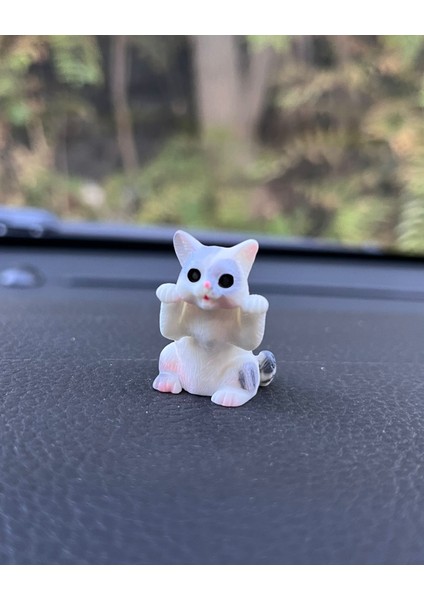 Sevimli Kediler Araba Içi Torpido Üstü Biblo Aksesuar Torpido Süsü 5 Adet Sevgiliye Hediye fırsatları