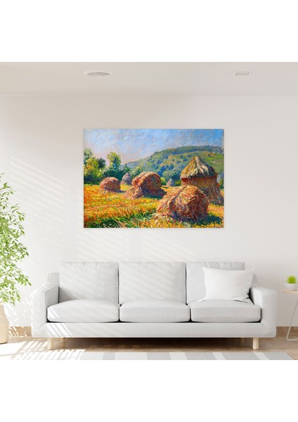 Claude Monet Fransız Kırsalı Kanvas Tablo - Ev Dekorasyonu Duvar Dekorasyonu fiyatları