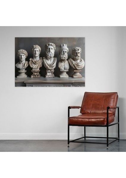 Antik Heykeller Duvar Dekorasyonu - Klasik Yaklaşım Kanvas Tablo Sanatı Duvar Dekorasyonu fiyatları