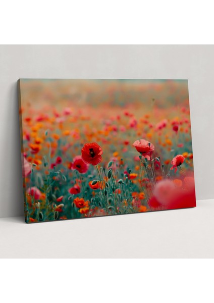 Gelincik Tarlası Duvar Dekorasyonu - Claude Monet Kanvas Tablo Ev Dekorasyonu