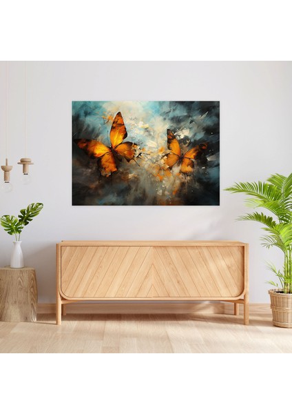 Kuru Kelebekler Soyut Kanvas Tablo - Ev Dekorasyonu Kanvas Duvar Sanatı fiyatları
