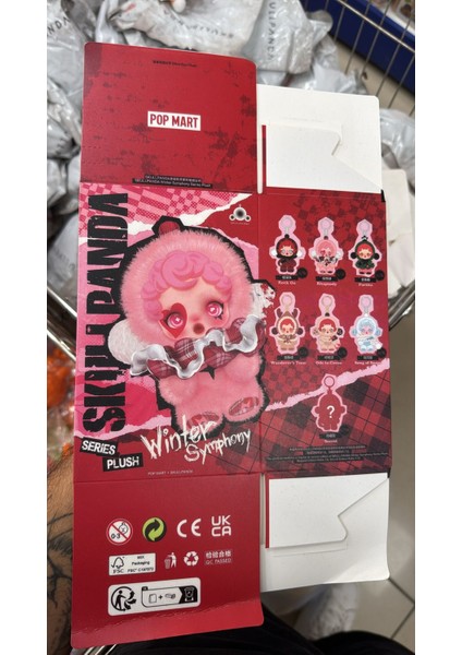 Labubu Skull Panda Sürpriz Paket monster new sürpriz paket ithal skullpanda gotik kız peluş anahtarlık indirimleri